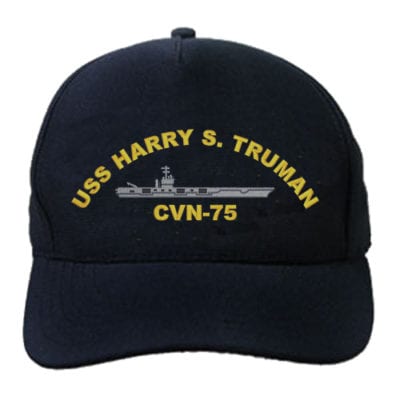 CVN 75 USS Harry S Truman Embroidered Hat