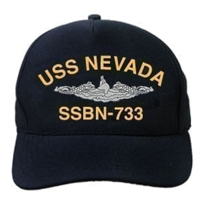 SSBN 733 USS Nevada Embroidered Hat