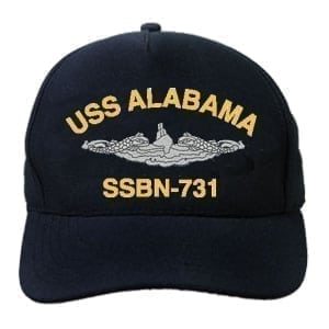 SSBN 731 USS Alabama Embroidered Hat
