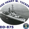 DD 875 USS Henry W. Tucker 2-Sided Photo T Shirt