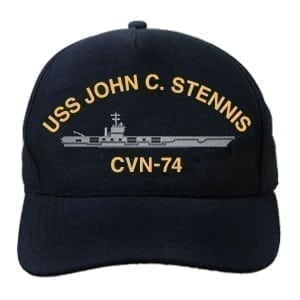 CVN 74 USS John C Stennis Embroidered Hat