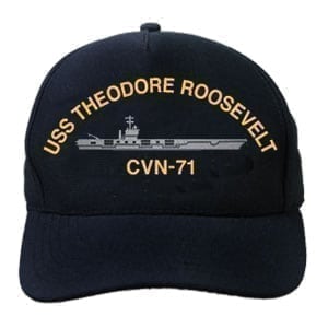 CVN 71 USS Theodore Roosevelt Embroidered Hat