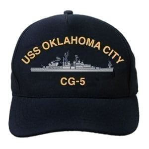 CG 5 USS Oklahoma City Embroidered Hat
