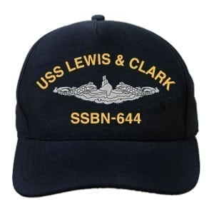 SSBN 644 USS Lewis and Clark Embroidered Hat