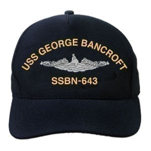 SSBN 643 USS George Bancroft Embroidered Hat