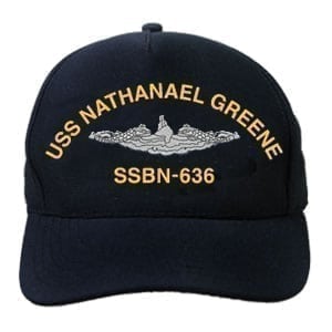 SSBN 636 USS Nathanael Greene Embroidered Hat