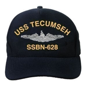 SSBN 628 USS Tecumseh Embroidered Hat