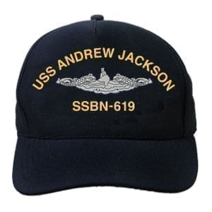 SSBN 619 USS Andrew Jackson Embroidered Hat