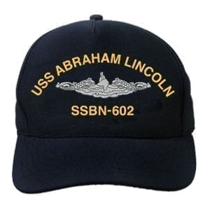 SSBN 602 USS Abraham Lincoln Embroidered Hat