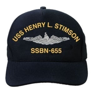 SSBN 655 USS Henry L Stimson Embroidered Hat