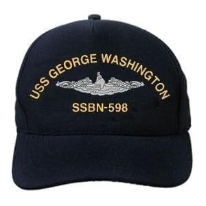 SSBN 598 USS George Washington Embroidered Hat