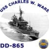 DD 865 USS Charles W. Ware 2-Sided Photo T Shirt
