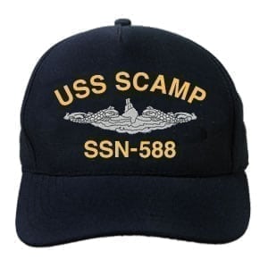 SSN 588 USS Scamp Embroidered Hat