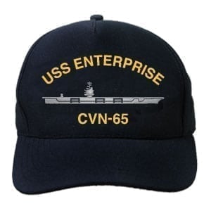 CVN 65 USS Enterprise Embroidered Hat