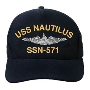 SSN 571 USS Nautilus Embroidered Hat