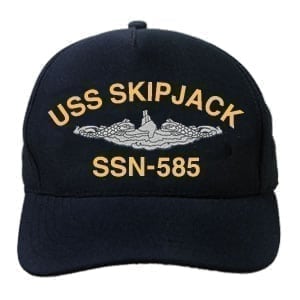 SSN 585 USS Skipjack Embroidered Hat