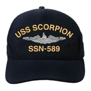 SSN 589 USS Scorpion Embroidered Hat