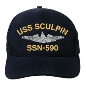 SSN 590 USS Sculpin Embroidered Hat