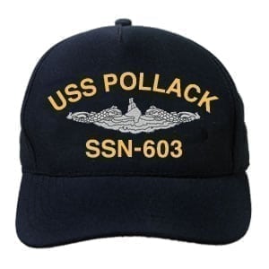 SSN 603 USS Pollack Embroidered Hat