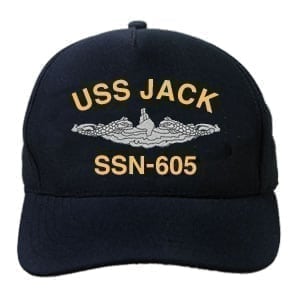 SSN 605 USS Jack Embroidered Hat