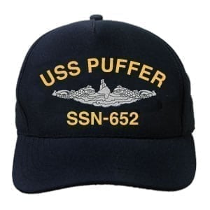 SSN 652 USS Puffer Embroidered Hat