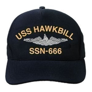SSN 666 USS Hawkbill Embroidered Hat