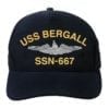 SSN 667 USS Bergall Embroidered Hat
