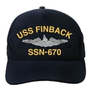 SSN 670 USS Finback Embroidered Hat