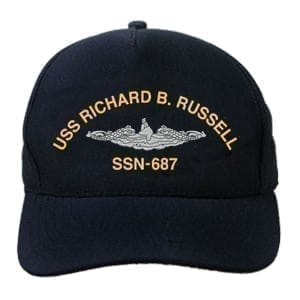 SSN 687 USS Richard B Russell Embroidered Hat