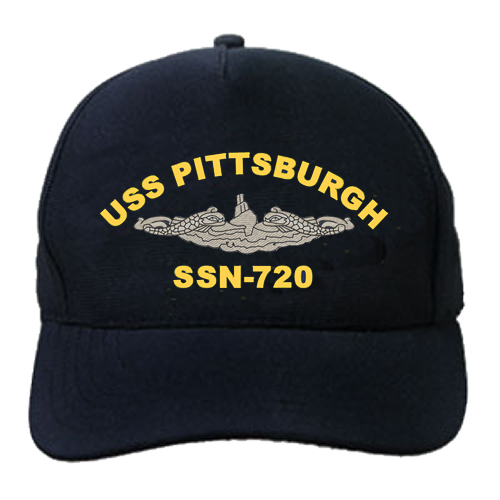 SSN 720 USS Pittsburgh Embroidered Hat
