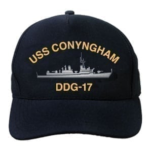 DDG 17 USS Conyngham Embroidered Hat