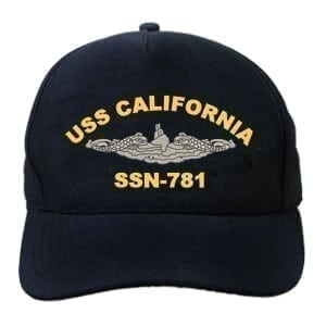SSN 781 USS California Embroidered Hat