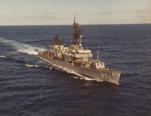 DD 852 USS Leonard F Mason Photograph 1
