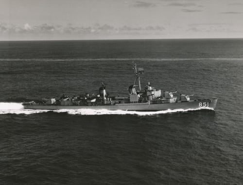 DD 851 USS Rupertus Photograph 1
