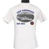 DD 861 USS Harwood 2-Sided Photo T Shirt