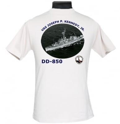 DD 850 USS Joseph P Kennedy Jr 2-Sided Photo T Shirt