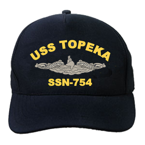 SSN 754 USS Topeka Embroidered Hat