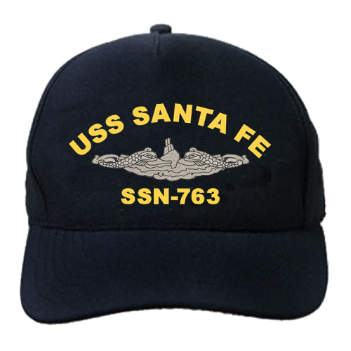 SSN 763 USS Santa Fe Embroidered Hat
