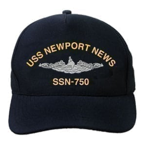 SSN 750 USS Newport News Embroidered Hat