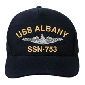 SSN 753 USS Albany Embroidered Hat