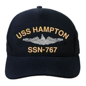 SSN 767 USS Hampton Embroidered Hat