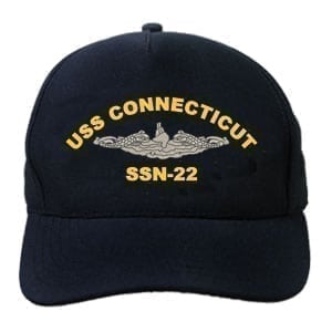 SSN 22 USS Connecticut Embroidered Hat