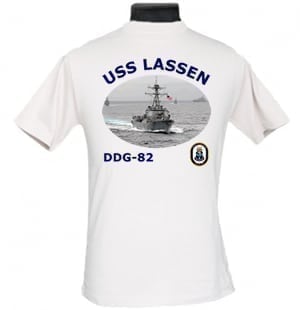DDG 82 USS Lassen 2-Sided Photo T Shirt