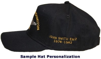 DDG 80 USS Roosevelt Embroidered Hat