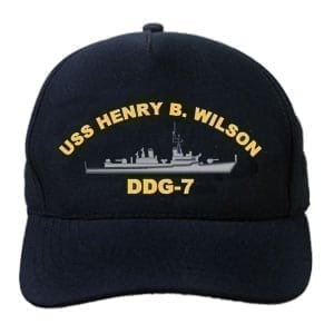 DDG 7 USS Henry B Wilson Embroidered Hat