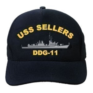 DDG 11 USS Sellers Embroidered Hat