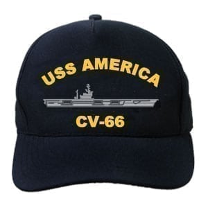 CV 66 USS America Embroidered Hat