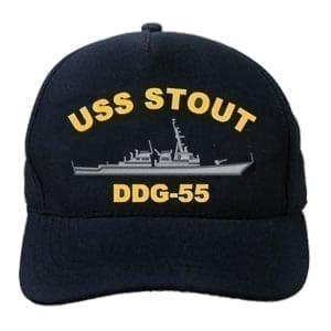 DDG 55 USS Stout Embroidered Hat
