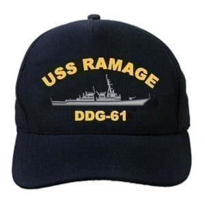 DDG 61 USS Ramage Embroidered Hat