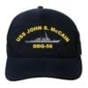 DDG 56 USS John S McCain Embroidered Hat